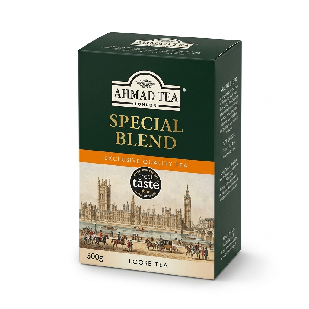 Чай чорний, листовий Ahmad cpecial blend 500 г Чай чорний, листовий Ahmad Special Blend 500 г - Зображення 1