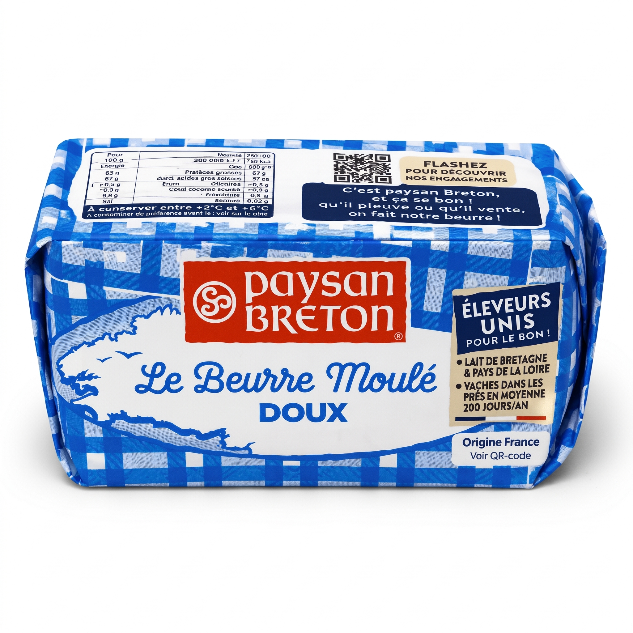 Gemini_Generated_Image_4bucop4bucop4buc Масло вершкове традиційне Paysan Breton 82% 250 г - Зображення 1